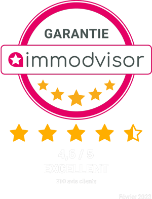 4,6/5 (310 avis) | Garanti par Immodvisor | Février 2023